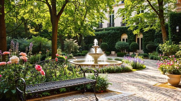 Top 5 hôtels avec jardin à Paris pour un séjour serein