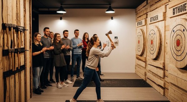Le lancer de hache à Caen : une expérience ludique à vivre entre amis